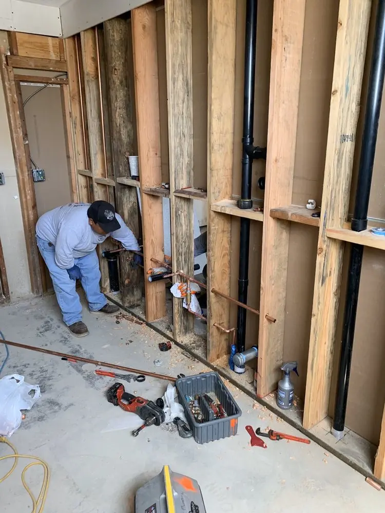 Commercial rough-in plumbing for Water Heater Replacement in Hannleigh Heights